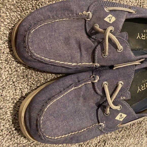 Men’s Sperry. Size 9 Blue - Picture 2 of 6